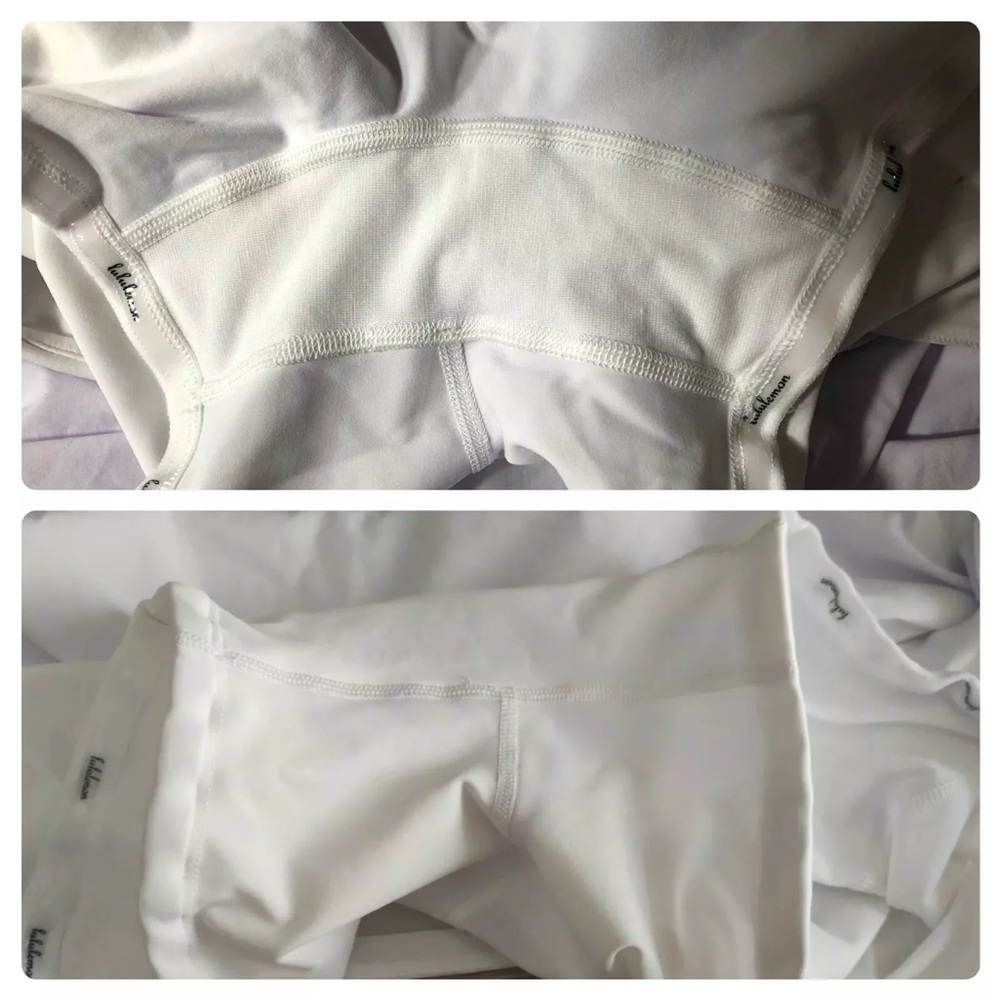 LULULEMON PLAY OFF the PLEATS SKIRT MID RISE WHITE + Lavender sz.8 - Picture 9 of 12